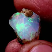 08.20Ct Natural AAA+ Ethiopian "Play-Of-Color" Fire Opal Rough Pleasant Gemstone