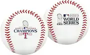 Rawlings | Official 2023 World Series Champions | Texas Rangers | Commemorative Baseball | White Vinyl
