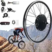 Electric Bicycle Kit Rear Wheel 48V 1500W E-Bike Conversion Kit with LCD Display, for Road Bike,700c-SpinningFlywheel