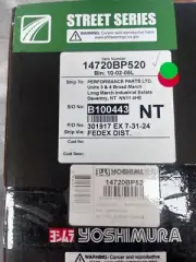 NEW GENUINE YOSHIMURA STAINLESS AT2 SLIP ON EXHAUST KAWASAKI ZX4RR 14720BP520