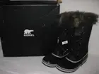 SOREL JOAN OF ARCTIC WATERPROOF INSULATED SNOW BOOTS WOMANS 10, BLACK QUARRY NEW