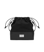 daily drawstring medium backpack One size black
