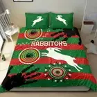 Aboriginal Rabbitoh Bedding Set Animal Doona Duvet Cover Set Double Queen Single