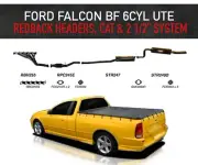 Ford Falcon BF 6cyl Ute - APS Headers, High Flow Cat & 2 1/2" System