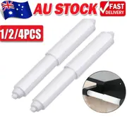 1/2/4x Toilet Roll Holder Bathroom Washroom Fitting Spindle Spring Loaded