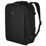 Victorinox Crosslight Boarding Bag Expandable Backpack with 15.6" Laptop Compartment - Black