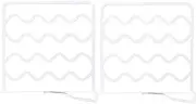Closet Organizer Dividers | 2-Pieces Clear Vertical Sweater Organizer Partition Inserts,Closet Wardrobe Organization Dividers for Sweaters Towels Sweatshirts Pants Purses
