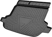 X AUTOHAUX Flat Face Cargo Liner Rear Trunk Mat Trunk Cargo Luggage Boot Tray Mat Stripes and Triangles Pattern for Subaru Forester 2013-2018 Anti-Slip
