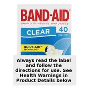 Band-Aid Clear Strips 40 Sterile Strips