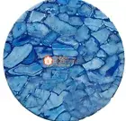 Natural Agate Blue Coffee Table End Corridor Custom Side Table Agate Stone Decor