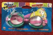 Mermaid Swim Goggles Aqua Splash New Age 7 Latex Free Pool Beach Summer Fun