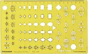 Traceease Top View,1 Ring & Stones Jewelry Templates Drafting Tools Jewellery Designing Stencils