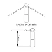 End/Direction Change Mount For Rope Lights Superlux Lighting - SV-Pillar