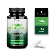 Stinging Nettle Root 750mg - Prostate & Urinary Tract Health, Prevent Hair Loss