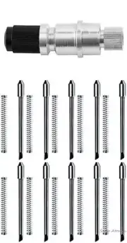Blade Holder for Graphtec CB09 Vinyl Plotter Cutter + 10 Blades 30º Degrees USA
