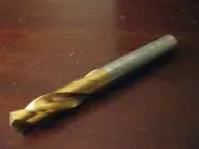 Guehring Metric 10.5 mm x 3-1/2" Screw Mach. Cobalt Drill TiN Finish #78864