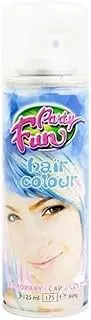 Party Fun Temporary Hair Colour Spray, PF13, Glitter Silver, 125 millilitre