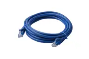 CAT6A 1m Metre BLUE Gigabit Network Patch Lead LAN Cable (CAT5E/CAT6) AKY-CAT6A1M