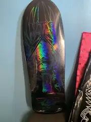 Santa Cruz Natas Panther Reissue Custom Prismatic Blind Bag Skateboard Deck Open