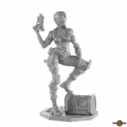 SCARLET, CYBERIST DUSTRUNNER (75mm Scale) Reaper Miniatures Chronoscope REM50356