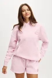 [Body] Body - Plush Premium Graphic Hoodie - Cherry dream/bwc interlaced XL CHERRY DREAM/BWC INTERLACED