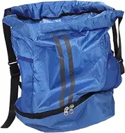 TOVINANNA Basketball Bag Backpack Youth Basketball Bag Gym Backpack with Shoe Compartment Oxford Cloth Blue