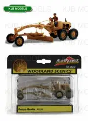 BNIB OO / HO Gauge Woodland Scenics AS5560 Grady's Road Grader + Figure