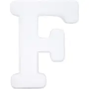 12 In Large Foam Letter F Foam Letter for Crafts School Projects