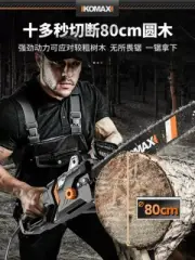 Mega powerful chainsaw, cut off 80cm log in 15 secs, with rechargeable battery