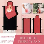 Red Light Heated Therapy Pad 660nm&850nm Infrared Light Full Body Pain Relief AU