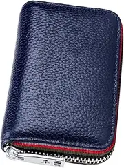 [TOGEVAL] Men's Fashion Business Wallet Men's Coin Purse Zipper Large Capacity Card Holder -proof Clutch Bag