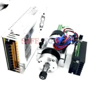 Brushless Spindle ER11 500W + Clamp Base + BLDC Motor Driver Controller WS55-220