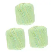 3 Rolls Knitting Crochet Cotton Thread Crochet Thread Sewing Cord Rope Macram...