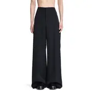[ALEXANDER MCQUEEN] Wide Leg Tuxedo Trousers Black