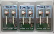 Miami Hurricanes Golf Pro Rubber Head Team Tees, 6 Total Tees ⛳