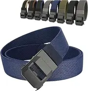 [Generic] Exteriorm-U Belt, Nylon Ratchet Belt, Tactical Belt With Slide Buckle For Men, Adjustable