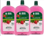 Palmolive Foaming Liquid Hand Wash Soap 3L(3x1L packs),Raspberry Refill and Save