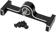 RC Car Transfer Case Component for Chassis Upgrade in 1/10 Models, Black