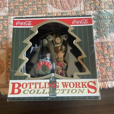 1994 COCA-COLA Bottling Works Collection Christmas Ornament