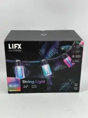 LIFX 12-Light 24 ft. Outdoor Plug-In RGB LED Smart Wi-Fi String Light, 36 Zones
