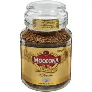 Moccona Classic Freeze Dried Medium Roast Instant Coffee Jar 100g