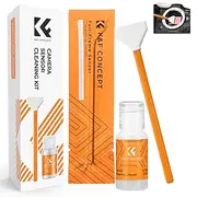 [K&F Concept] 24mm Full Frame Sensor Cleaning Swab x 6 + 20ml Sensor Cleaner, DSLR SLR Digital Camera CMOS and CCD Sensor Cleaning Swab Kits for Nikon Sony Canon Camera Clean