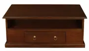 Tasmania 2 drawer Coffee Table - Mahogany