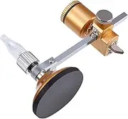 Beatifufu 1Pc Durable Glass Cutter Tool Multipurpose Glass Cutting Prop for Thick Glass Tile and Mirror Efficient Labor Saving Design with Powerful Suction Cup Golden