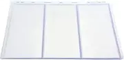 Universal Stamp Album Page Sheets Standard Stamp Collection Book Accessories (Transparent 3 lines)