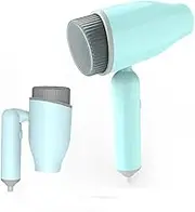 Portable Clothes Steamer, Garment Steamer with Folding Handle, 130 ML Water Tank, 10 S Fast Heat Up, Garment Fabric Wrinkles Remover for Travel, Home Office Blue