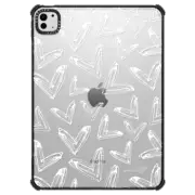 iPad Pro 11-inch (M4) iPad Impact Case Dripping Hearts White