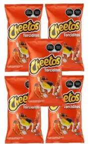 Sabritas Mexican chips Cheetos Torciditos , 5 BAGS (56 G)