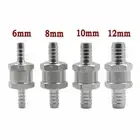 Aluminum Non Return Valve for Gasoline Bio Oil and Kerosene 6/8/10/12mm Tubes