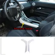 ABS Silver Center Control Gear Side Trim Cover For LR Range Rover Evoque 2012-18